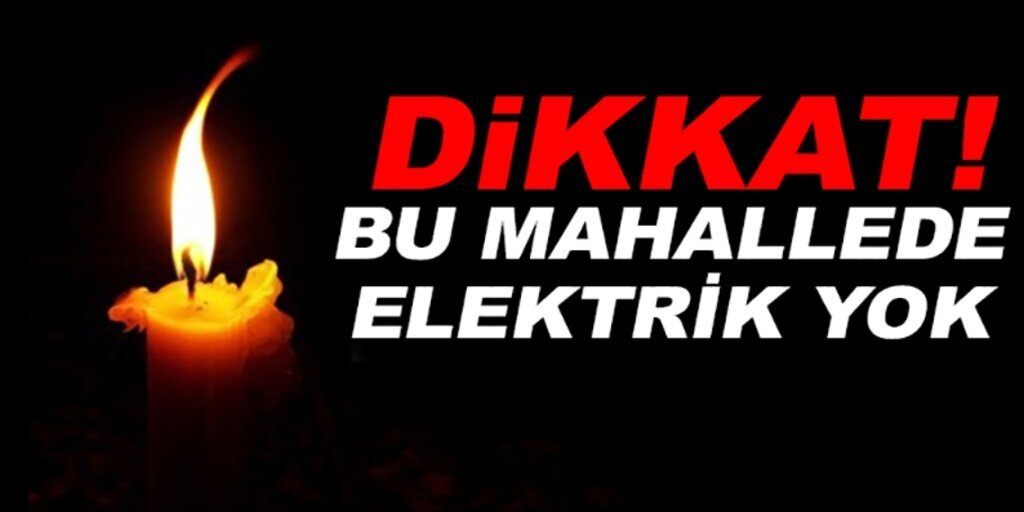 Samsun İlinde programlı elektrik kesintisi 17.08.2016
