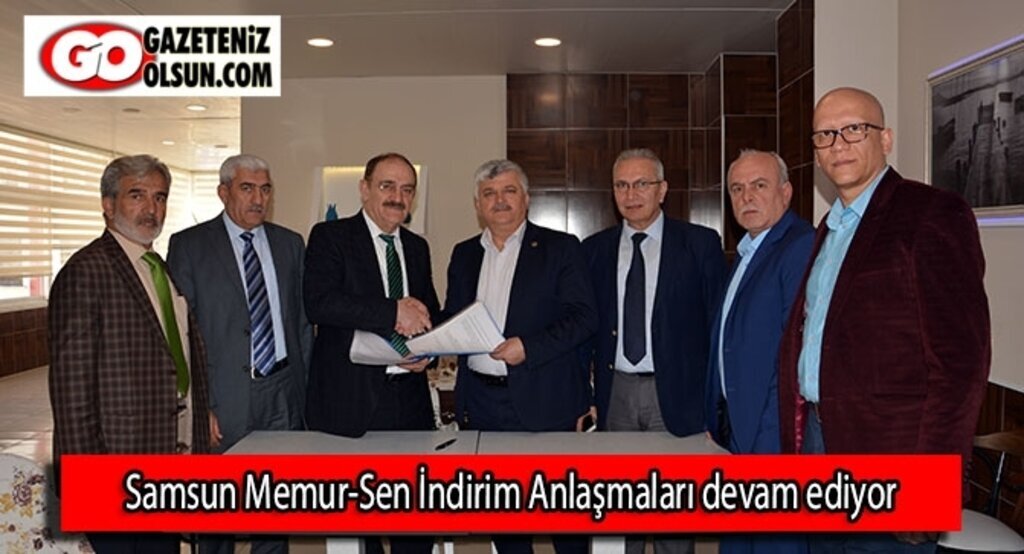 Samsun Memur-Sen İndirim Anlaşmaları devam ediyor