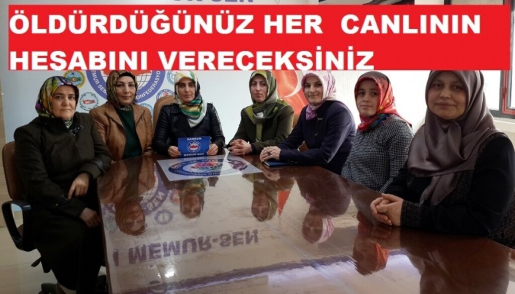 Samsun Memur-Sen Kadınlar Komisyonu'ndan basın açıklaması