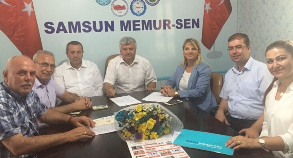Samsun Memur-Sen Samsun Gatohospital hastanesi ile anlaşma imzaladı