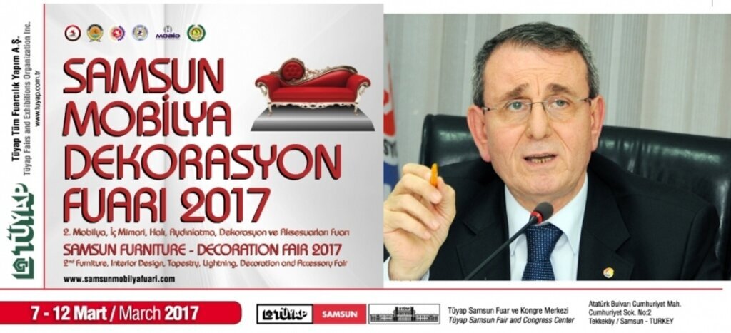 Samsun Mobilya Dekorasyon 2017 Fuarı'na davet
