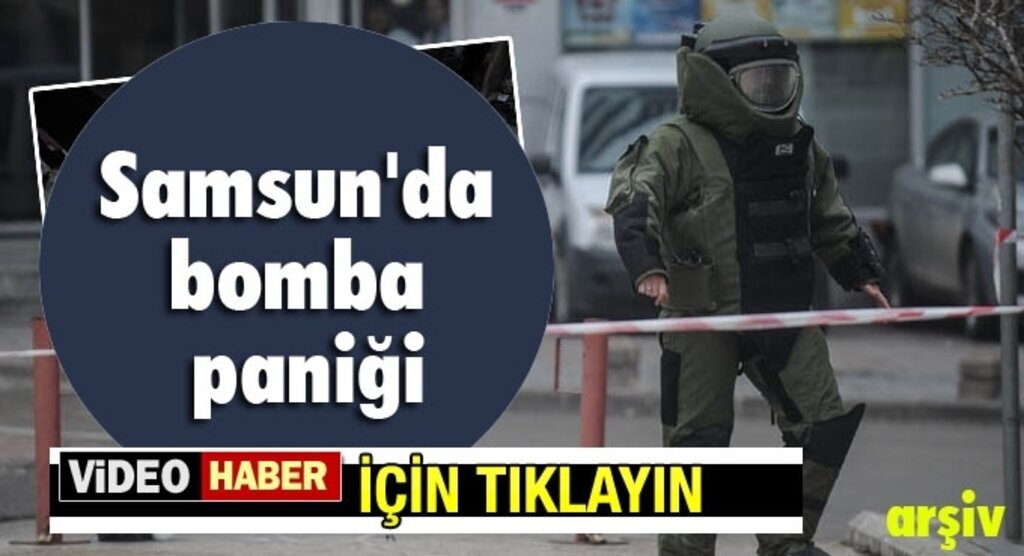 Samsun Öğretmenevi'nin karşısında bomba paniği