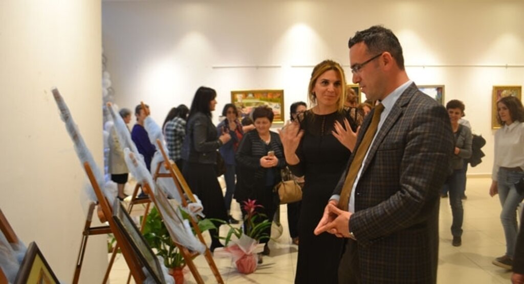 Samsun Piazza’da 'Fırçadan Tuvale' Sergisi Açıldı