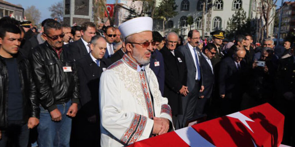 Samsun şehidini Alaçam'da dualarla uğurladı