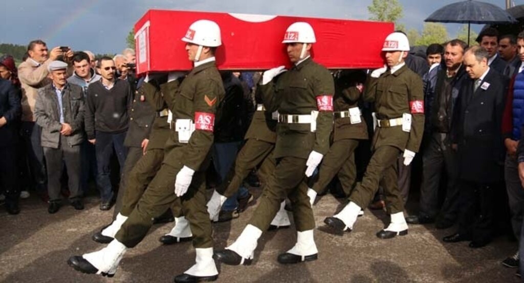 Samsun Şehidini uğurladı