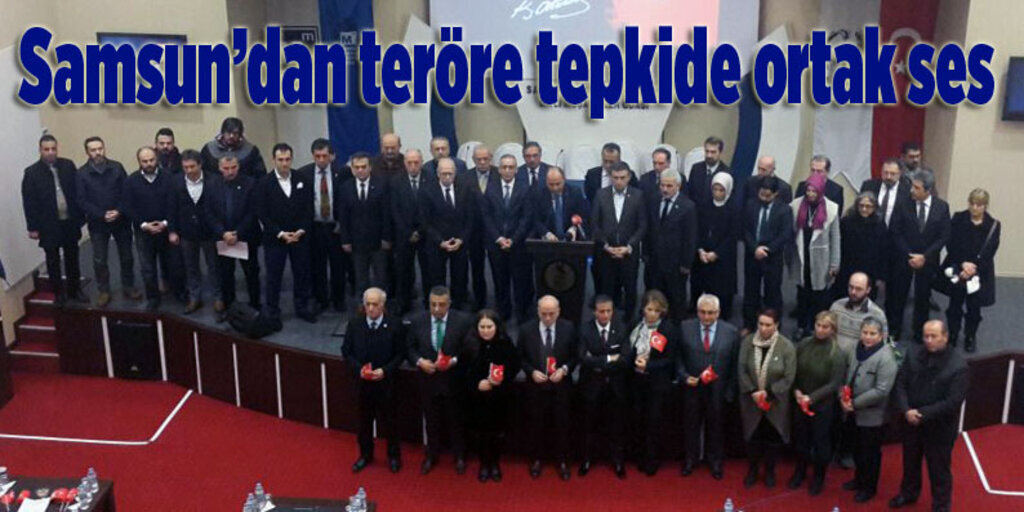 Samsun Sivil Toplum Birlikteliği'nden teröre ortak tepki