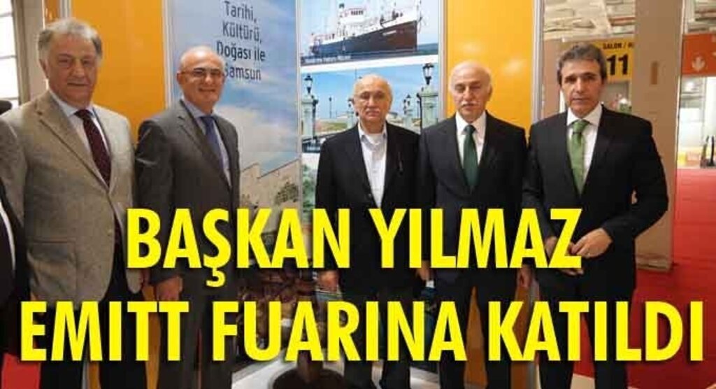 Samsun standı EMİTT Fuarı'nda yerini aldı