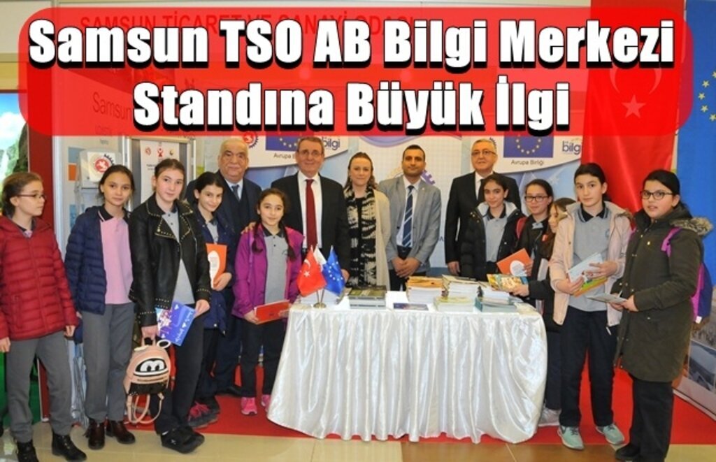 Samsun TSO AB Bilgi Merkezi standına büyük ilgi
