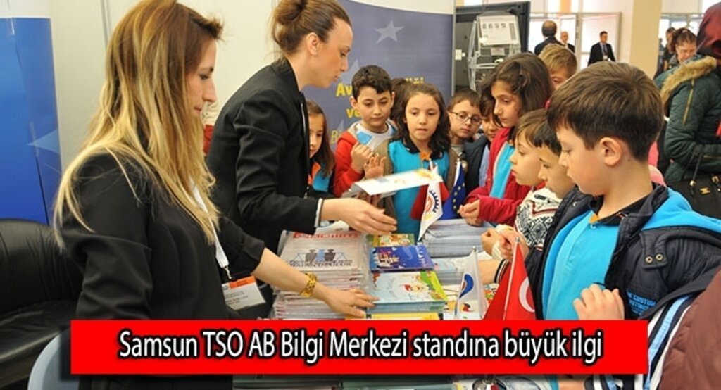 Samsun TSO AB Bilgi Merkezi standına büyük ilgi