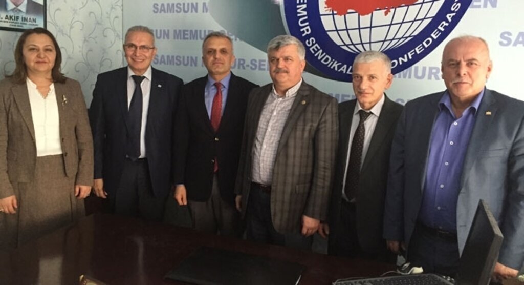 Samsun Valiliği Müdürlerinden MEMUR-SEN'e ziyaret