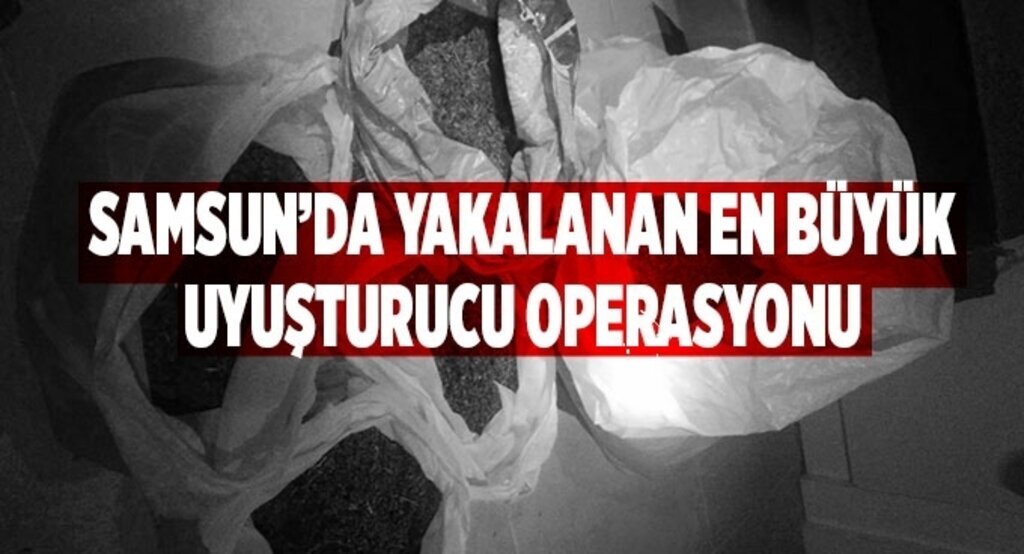 Samsun Valisi Şahin yakalanan uyuşturucu madde ile açıklamalarda bulundu