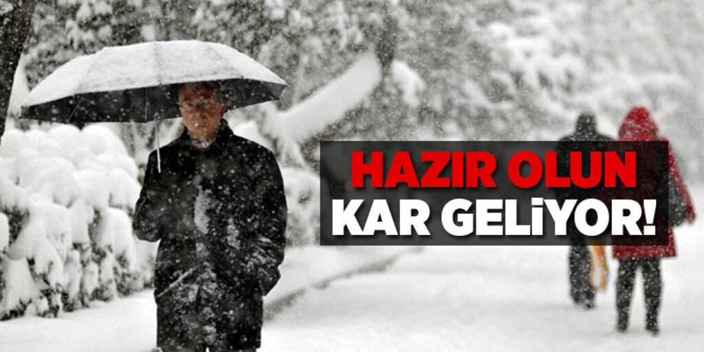 Samsun'a kar yağışı uyarısı!