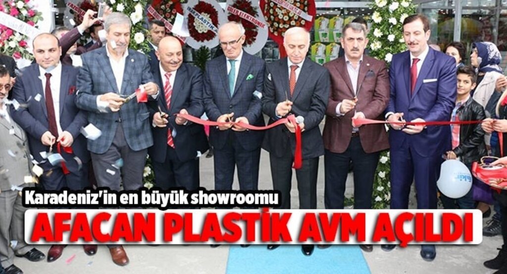 Samsun'da afacan plastik avm açıldı