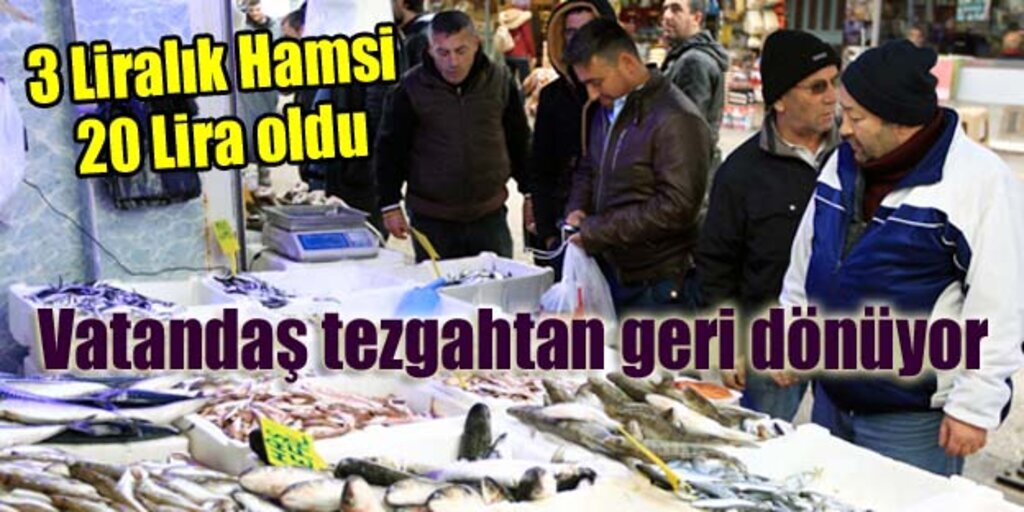 Samsun'da balık fiyatları cep yakıyor
