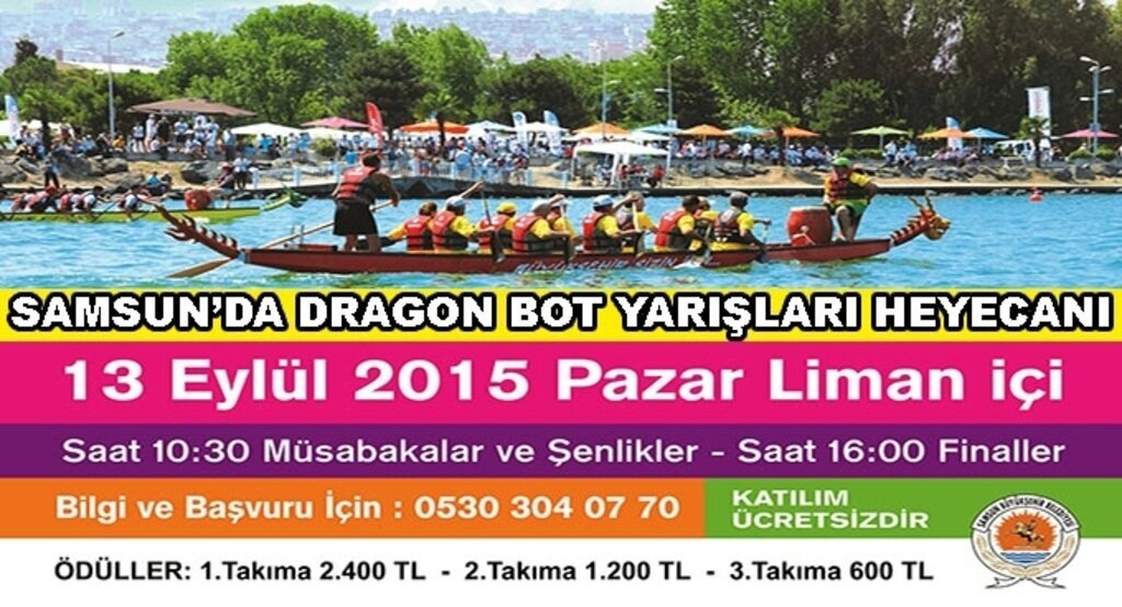 Samsun’da Dragon Bot yarışları heyecanı