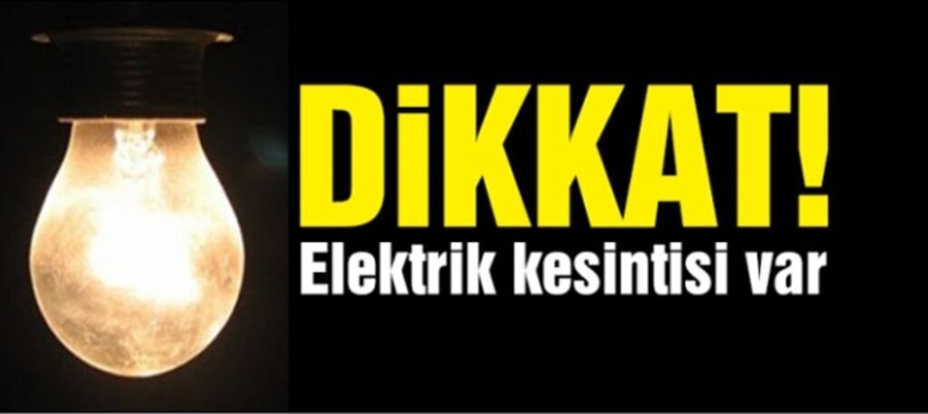 Samsun'da elektrik kesintisi
