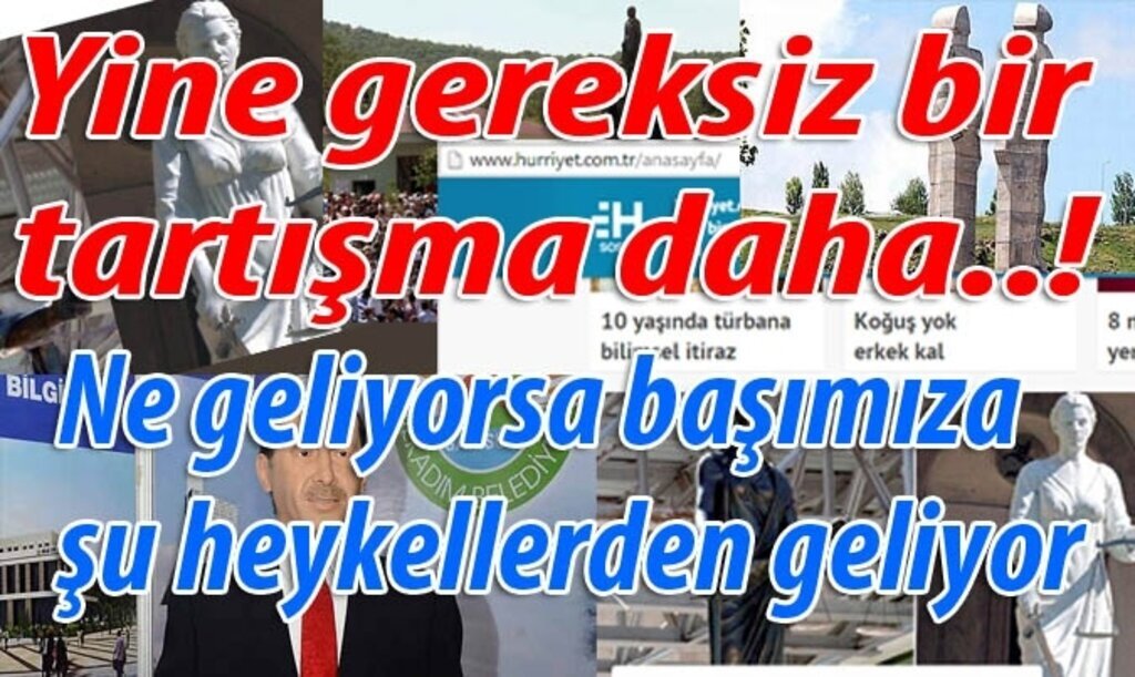 Samsun'da heykel tartışması