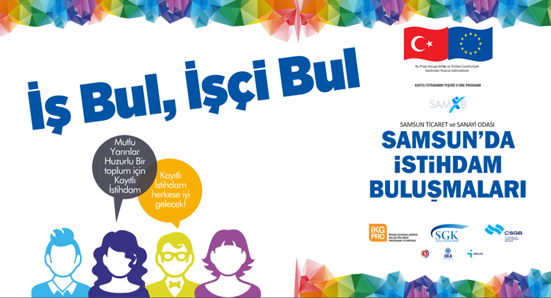 Samsun'da işsiz işveren bir araya getiriliyor