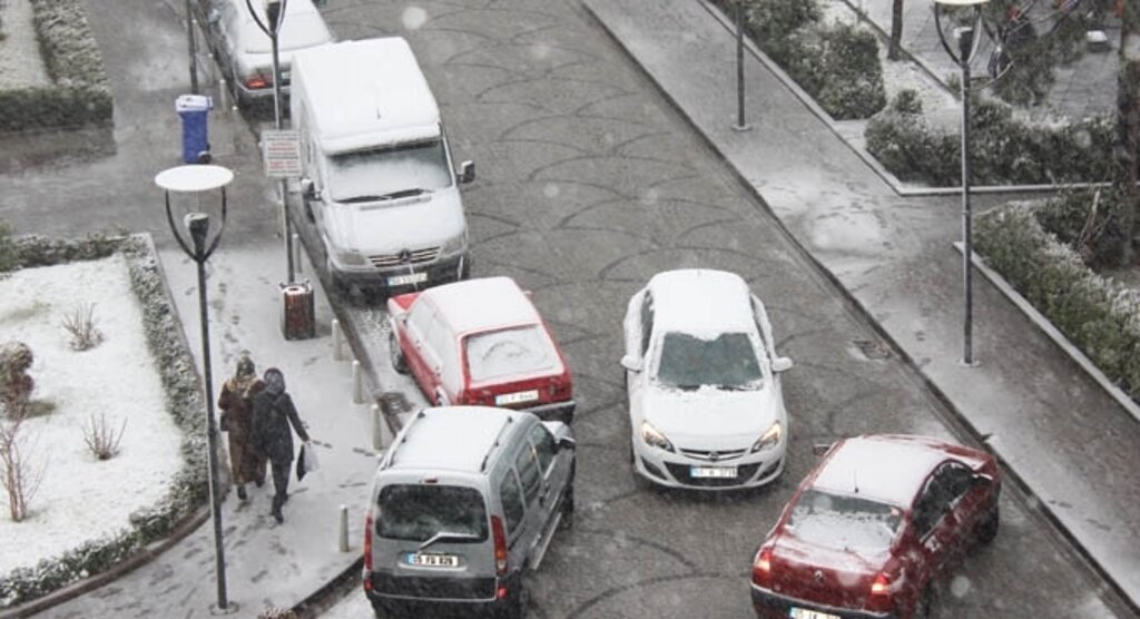 Samsun'da kar Havza'dan girdi