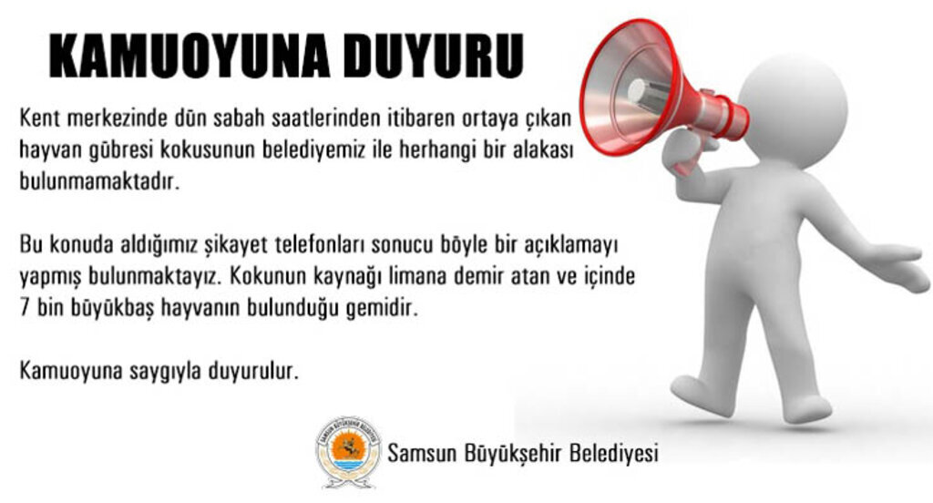 Samsun'da kötü kokunun sebebi ortaya çıktı