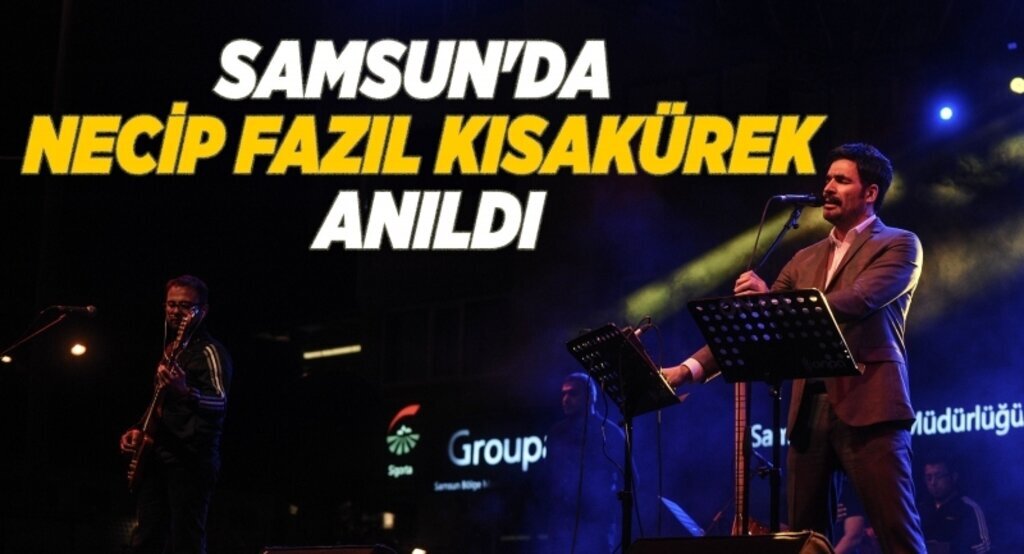 Samsun'da Necip Fazıl Kısakürek anıldı