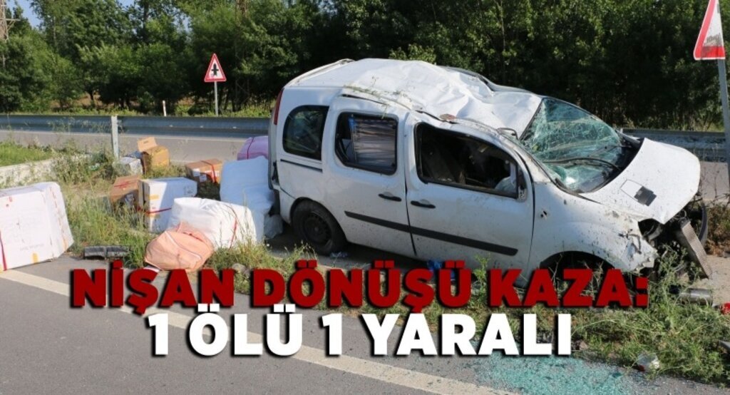 Samsun'da nişan dönüşü kaza: 1 ölü 1 yaralı