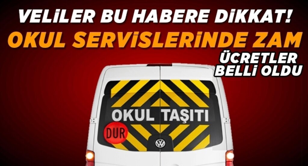 Samsun’da Okul servis ücretleri belli oldu, Servis ücretleri ne kadar ?