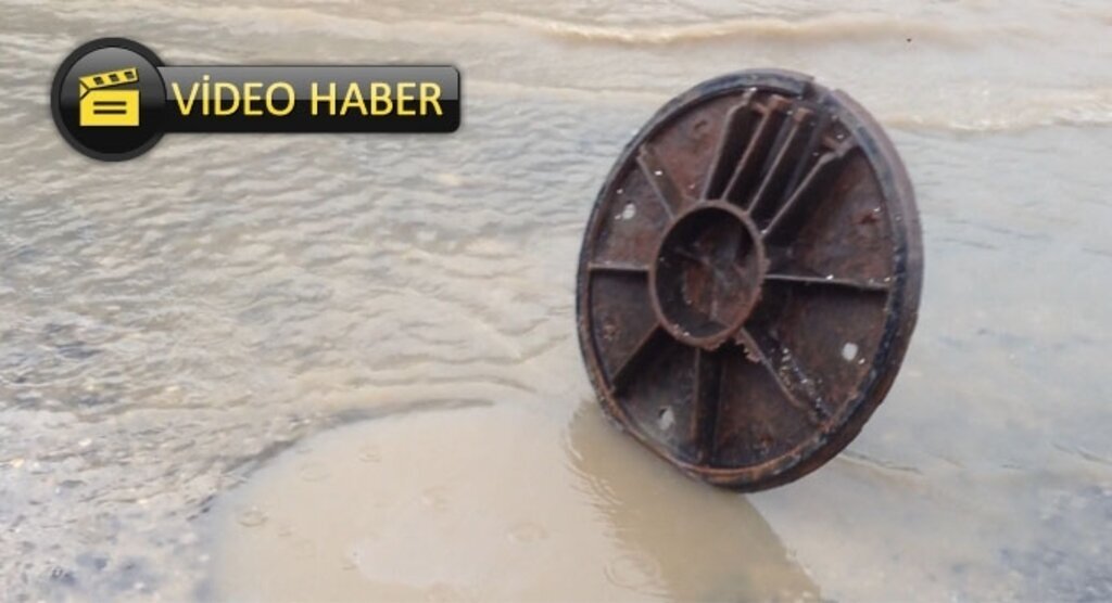 Samsun'da rögarlar taştı, tepelerden sular aktı