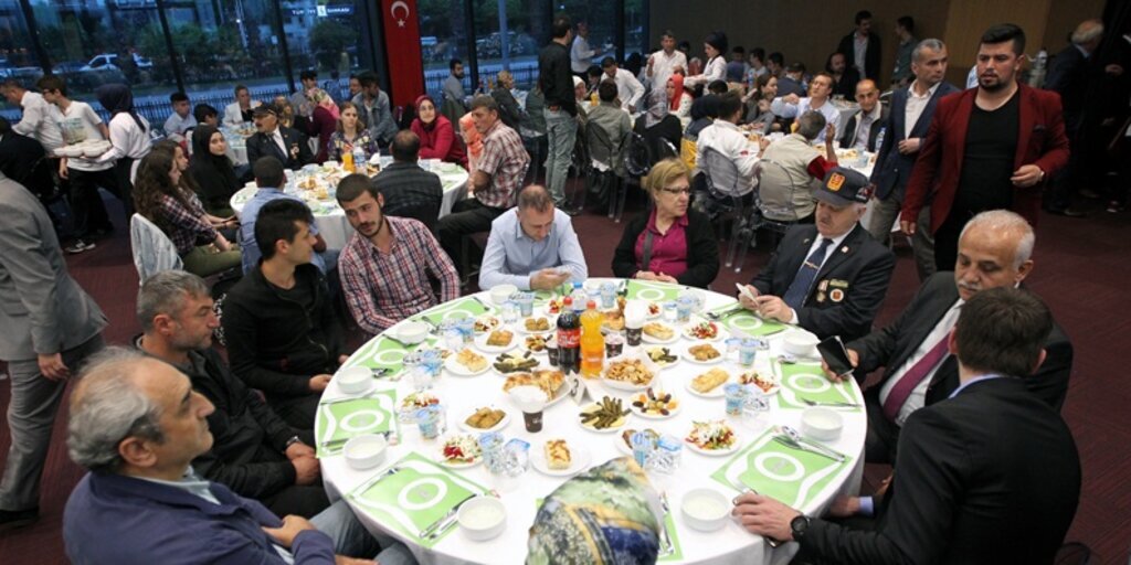 Samsun'da şehit yakınları ve gazilere iftar