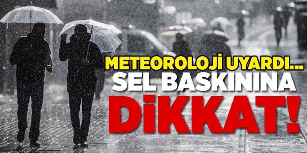 Samsun'da sel baskınına dikkat!