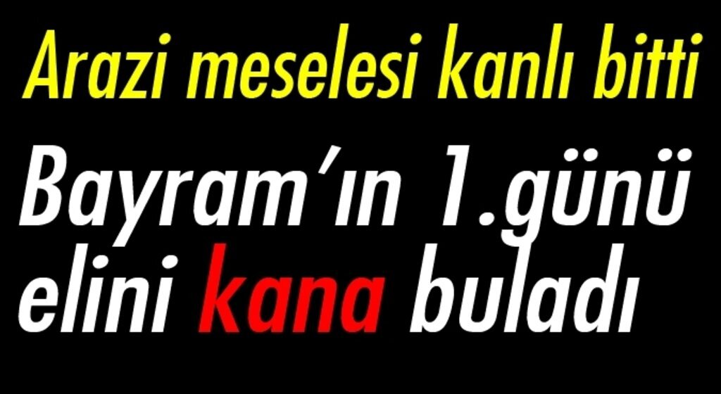 Samsun'da silahlı kavga: 1 ölü, 2 yaralı