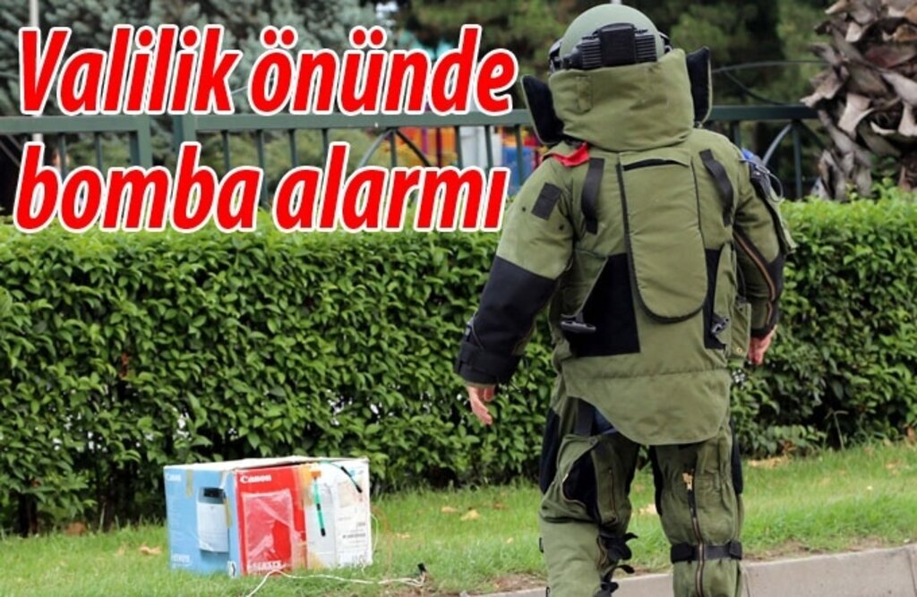 Samsun’da şüpheli koli fünyeyle patlatıldı