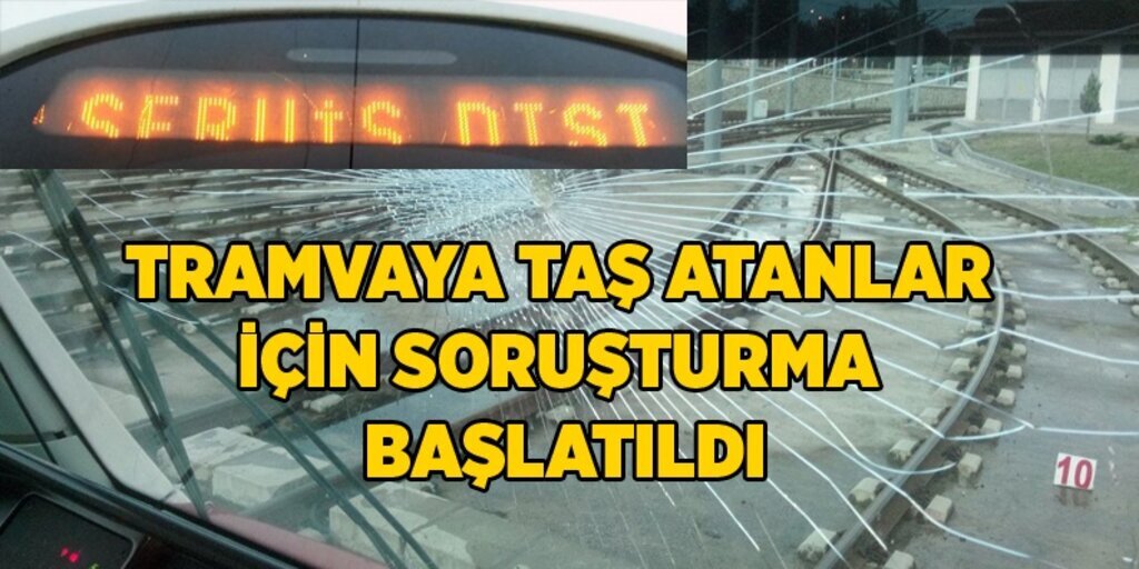 Samsun'da taşlı kartopu seferlerin aksamasına neden oldu