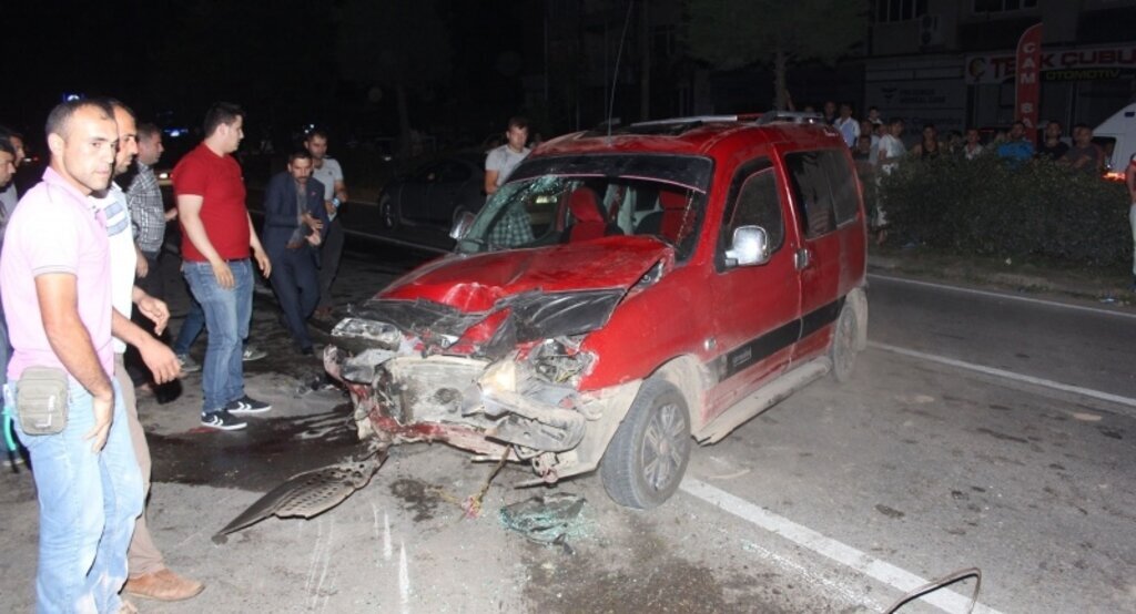 Samsun'da trafik kazası: 10 yaralı