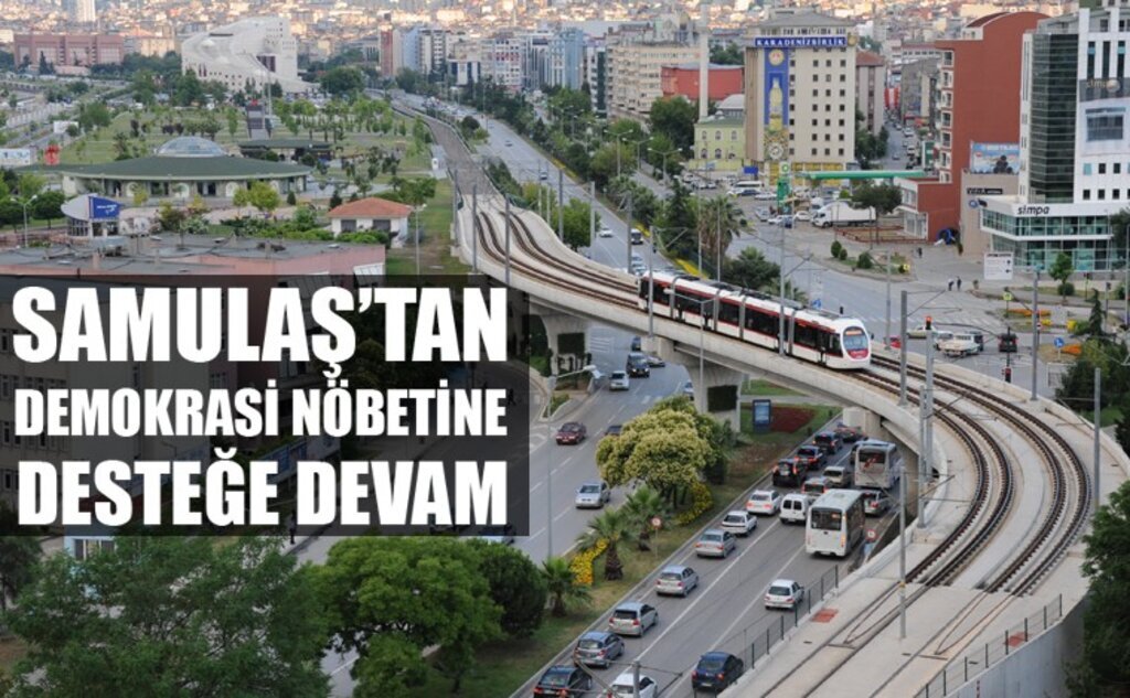 Samsun'da tramvaylar 19:00-01:00 arasında ücretsiz hizmet verecek