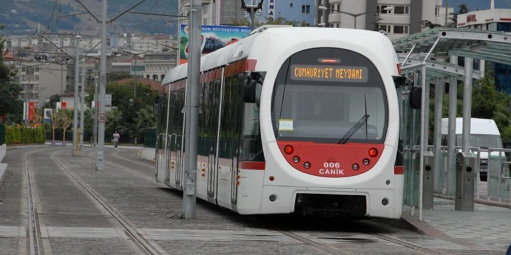 Samsun'da tramvaylar ücretsiz oldu