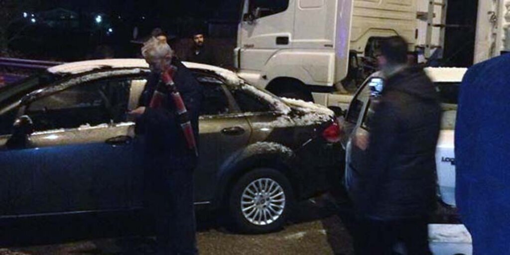 Samsun'da zincirleme kaza.. Çok sayıda araç birbirine girdi