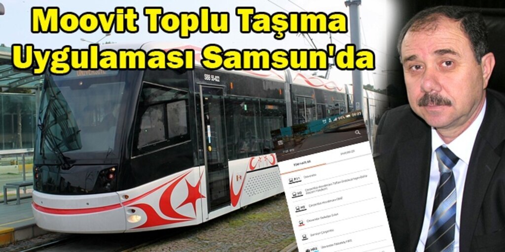 Samsun'daki toplu taşıma araçları artık cep telefonunuzda!