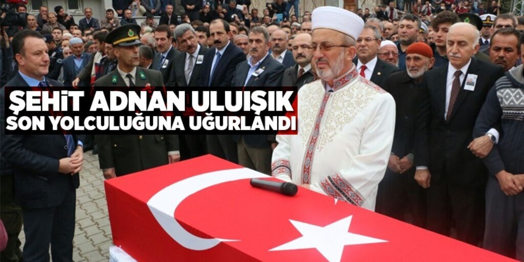 Samsunlu Şehit Jandarma Uzman Çavuş Adnan Uluışık son yolculuğuna uğurlandı