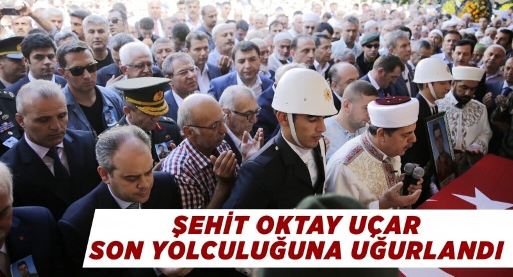 Samsunlu şehit Oktay Uçar son yolculuğuna uğurlandı