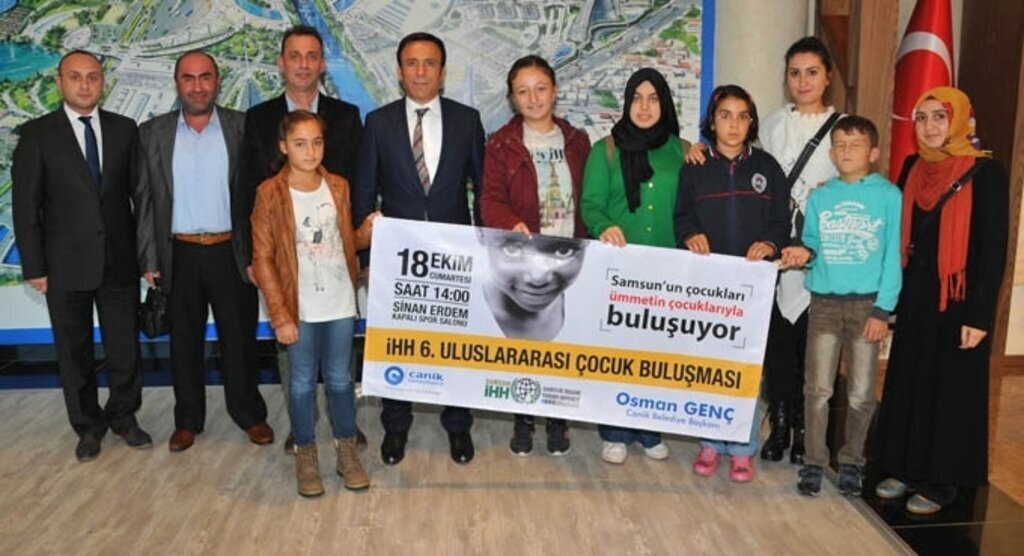 Samsunlu yetimler dünya çocuklarıyla buluştu