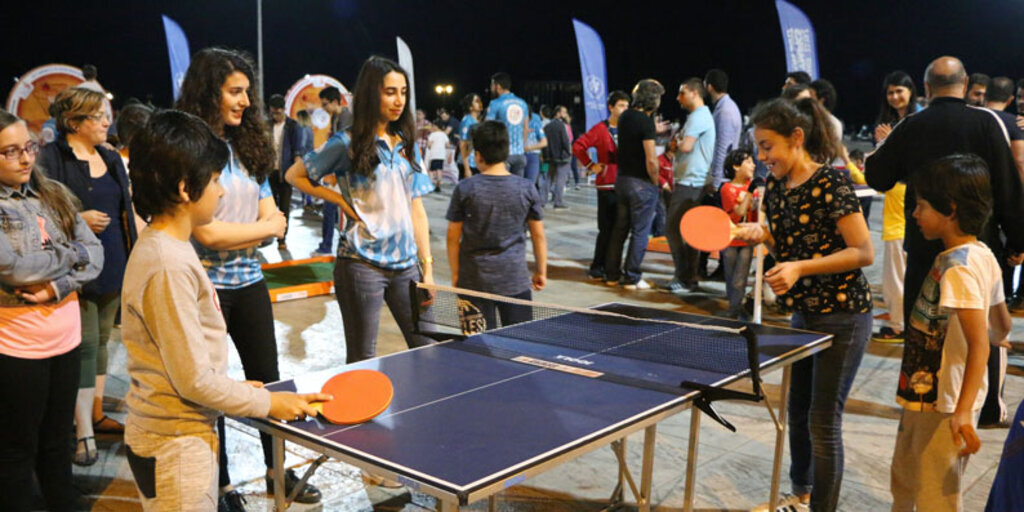 Samsunlulardan olimpiyat etkinliğine yoğun ilgi