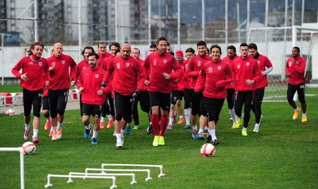 Samsunspor Albimo Alanyaspor maçının hazırlıklarını tamamladı