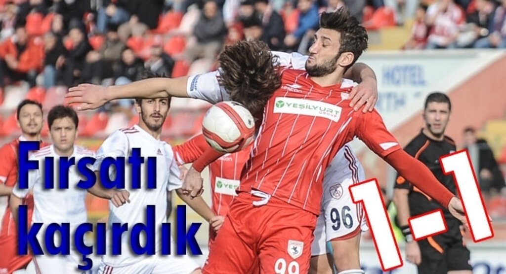 Samsunspor Altınordu maçı sonucu: 1-1