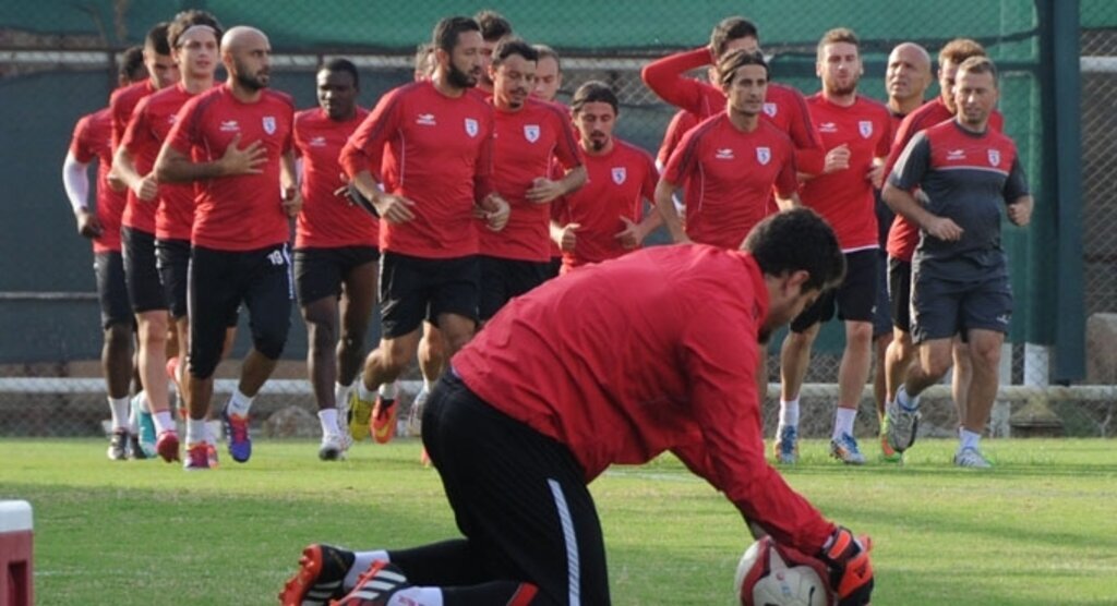 Samsunspor Antalya'da son idmanını yaptı