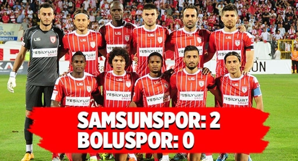 Samsunspor Boluspor maç sonucu: 2-0
