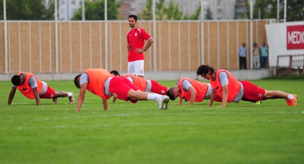 Samsunspor Erzurum öncesi son idmanını yaptı