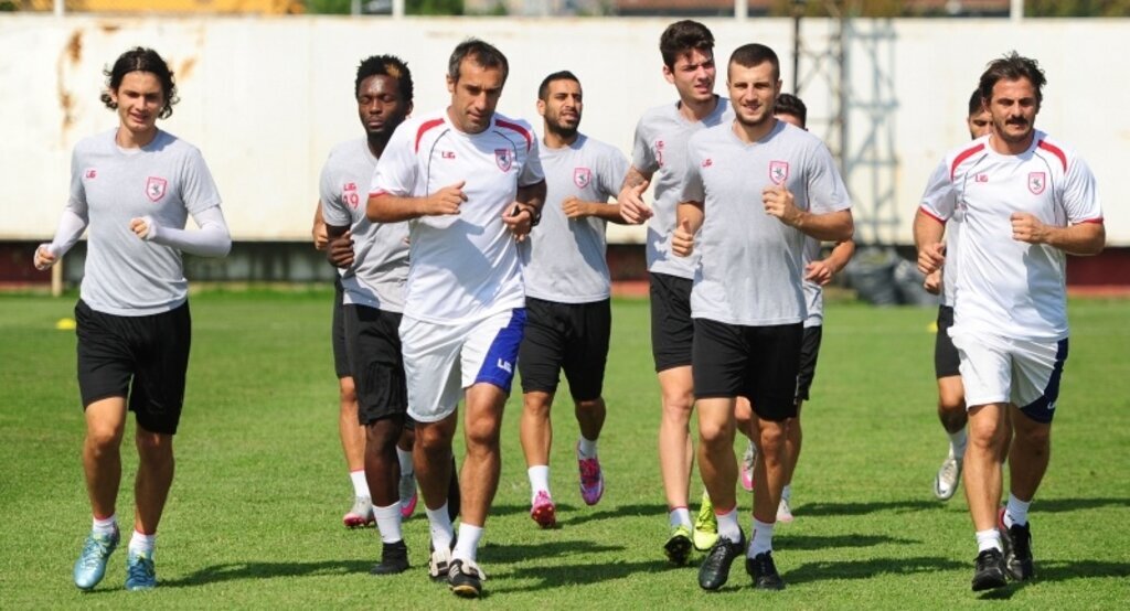 Samsunspor galibiyet ardından antrenmanlara başladı