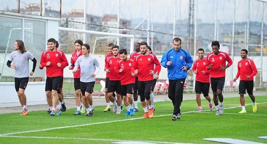 Samsunspor hazırlık çalışmalarına devam ediyor
