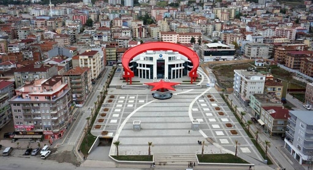 Samsunspor için Canik Belediyesi dev ekran kuruyor